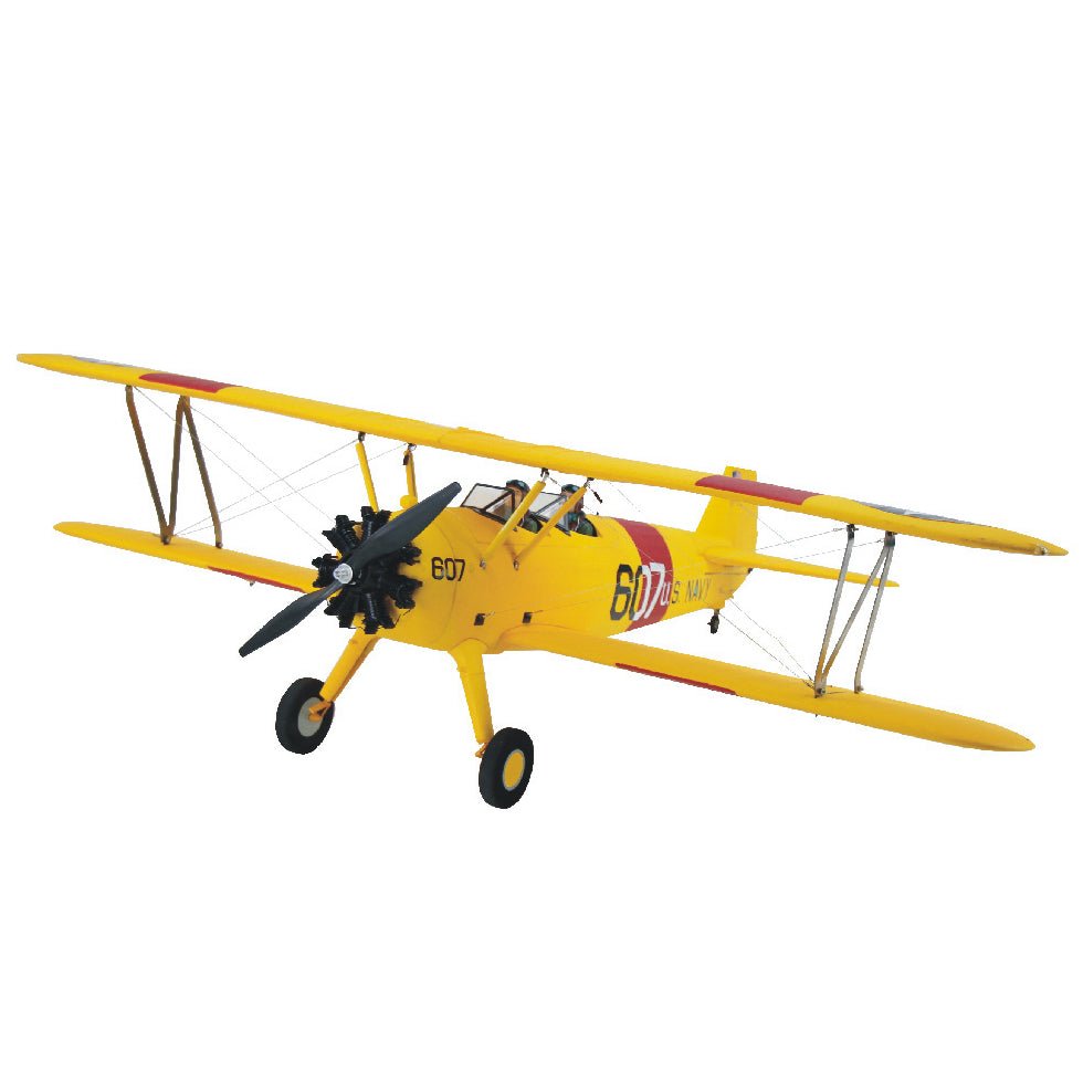Dynam Stearman PT-17 Yellow 4S RC Biplane 1300mm