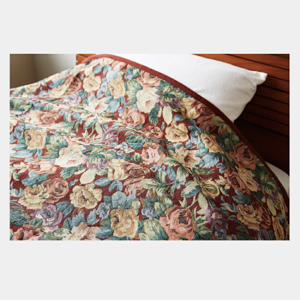 楽天市場】高級感のあるゴブラン織り柄入り マルチカバー【約200×200cm