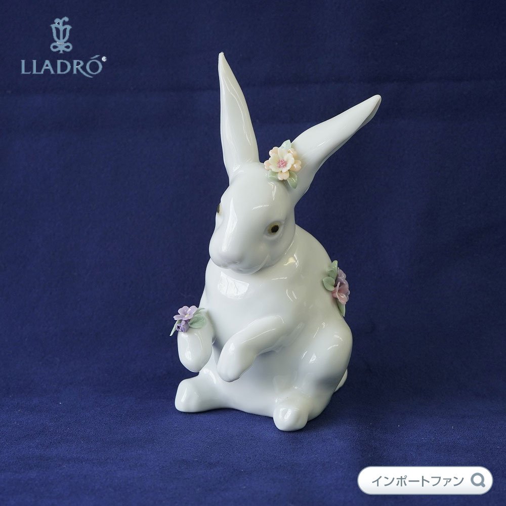 楽天市場】リヤドロ 花飾りの白うさぎ 4 01006100 LLADRO 【ポイント