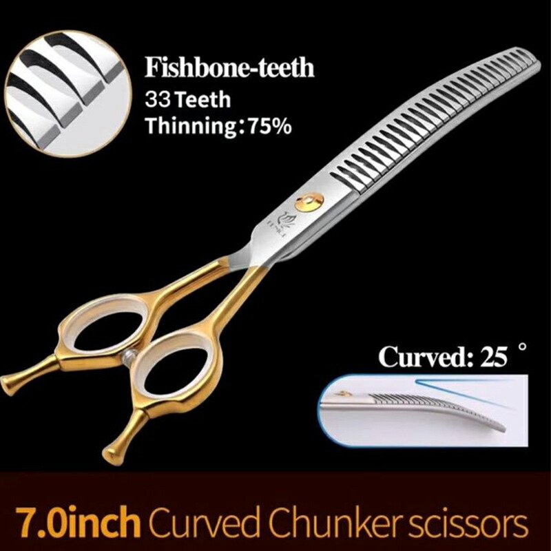 楽天市場】カーブセニング すきバサミ シザー はさみ 犬 猫 ペット