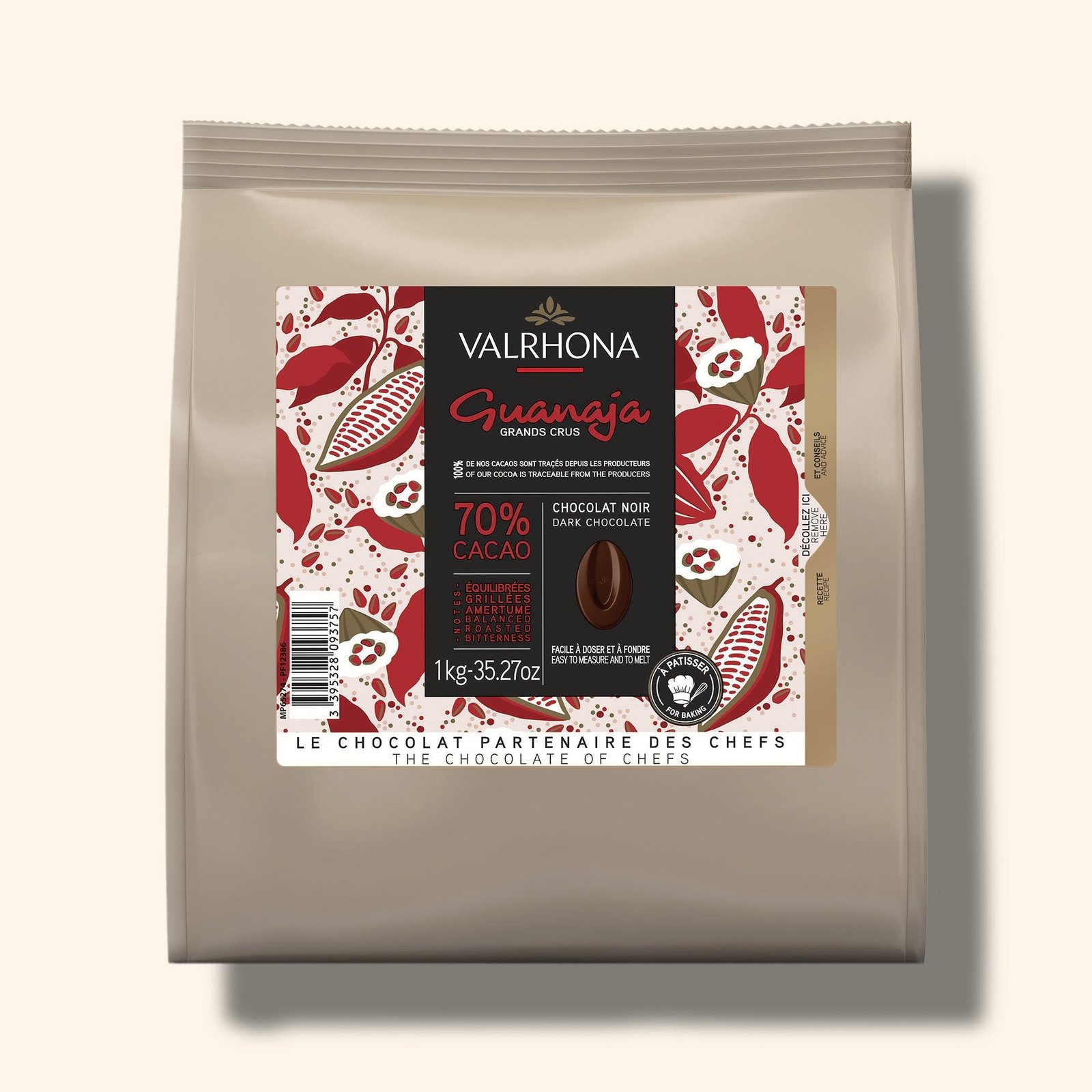 Dark Baking Chocolate Guanaja | Chocolate Valrhona Guanaja 70