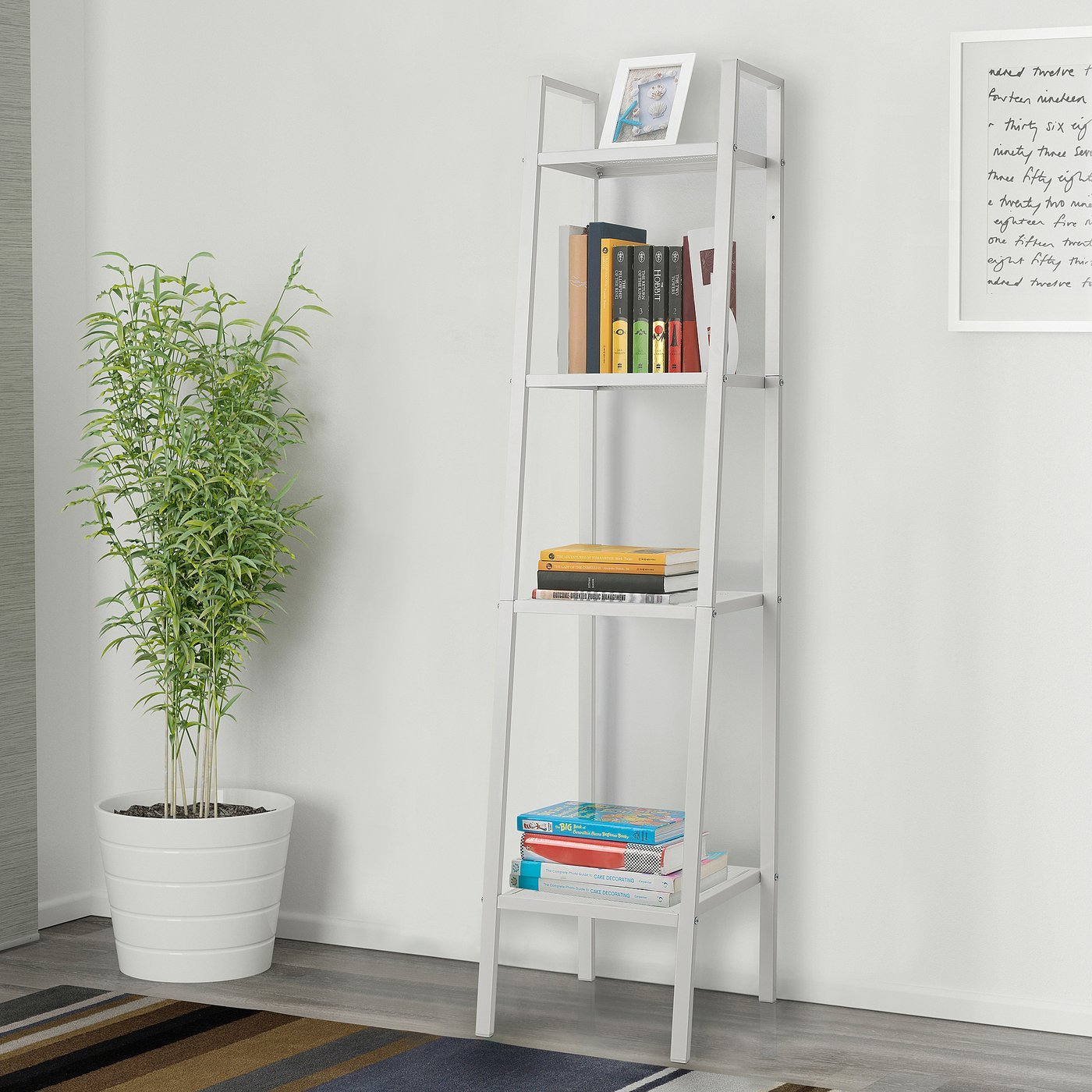 LERBERG レールベリ シェルフユニット, ホワイト, 35x148 cm - IKEA