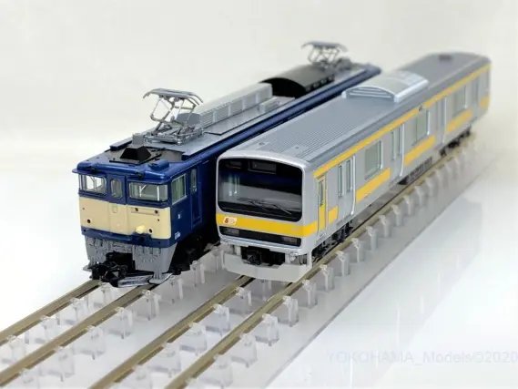 配給列車EF64-1032・E231系が入線です。TOMIX 97930 配給列車セット