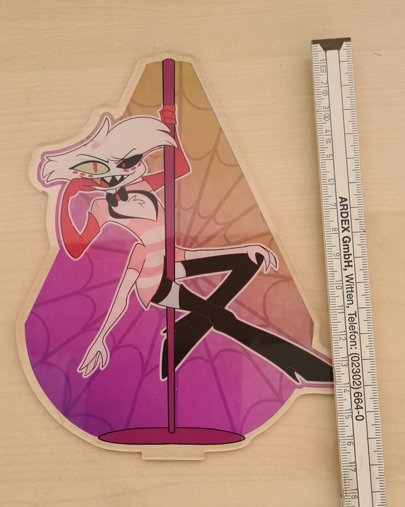 Hazbin Hotel Angel Dust Acrylic Standee - Fanart - Etsy