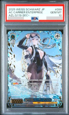 PSA 10 Weiss Schwarz Azur Lane Enterprise Vol.2 AZL/S119-099EX SEC
