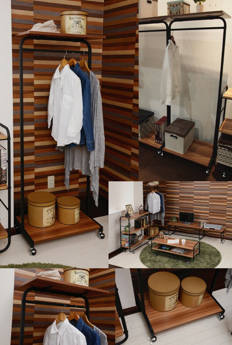 楽天市場】ハンガーラック コートハンガー アイアンラック スチール