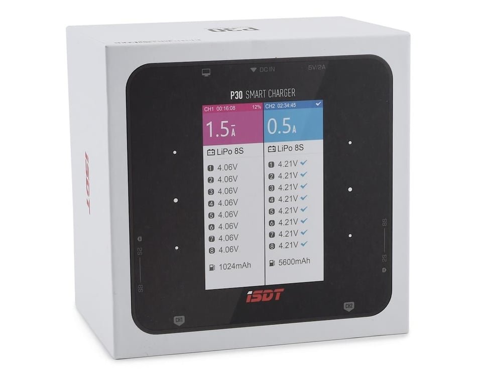 iSDT P30 DC Lithium Battery Dual Charger (8S/50A/1500W) [ISD-P30