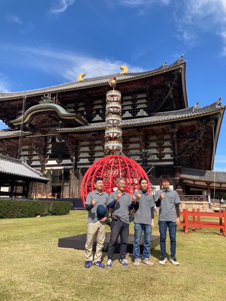 東大寺 1250年法要に木のアートオブジェ奉納 | 栗原木工株式会社