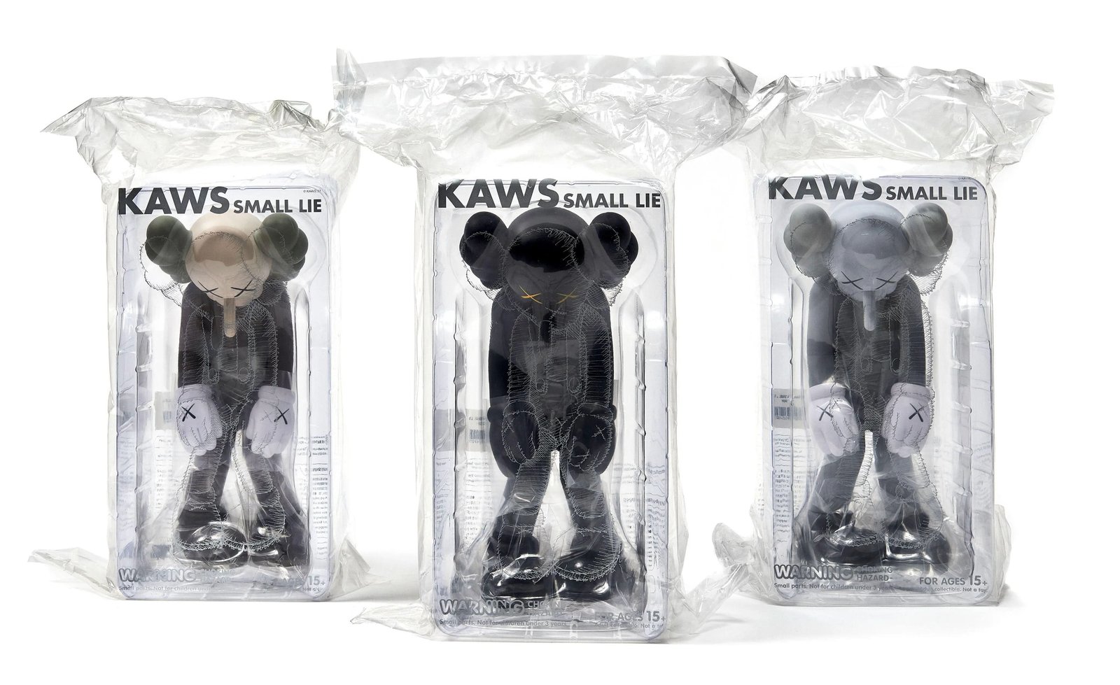 KAWS – Small Lie Companion Grey/Black/Brown (2017) – LYNART STORE