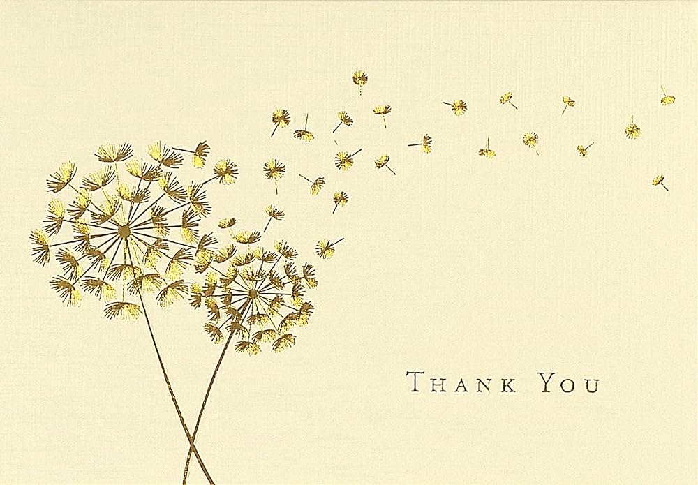 Dandelion Wishes Thank You Notes (Stationery, Note Cards, Boxed