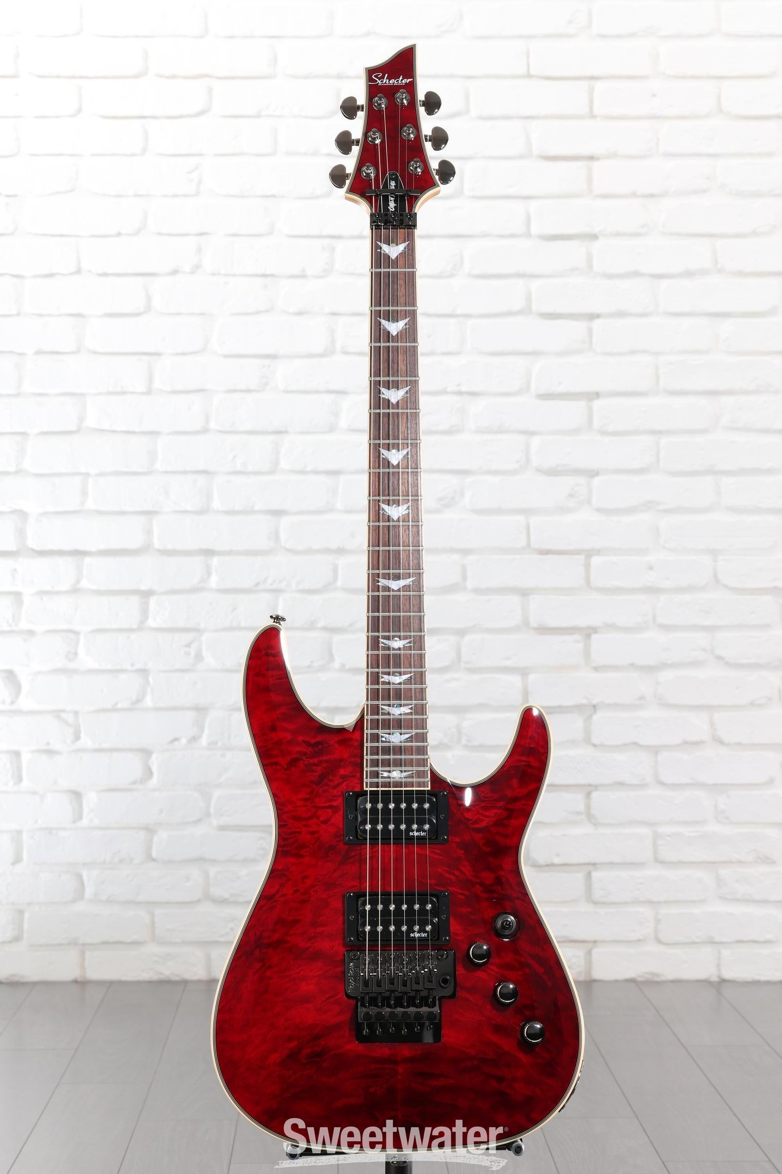 Schecter Omen Extreme-6 FR Electric Guitar - Black Cherry | Sweetwater