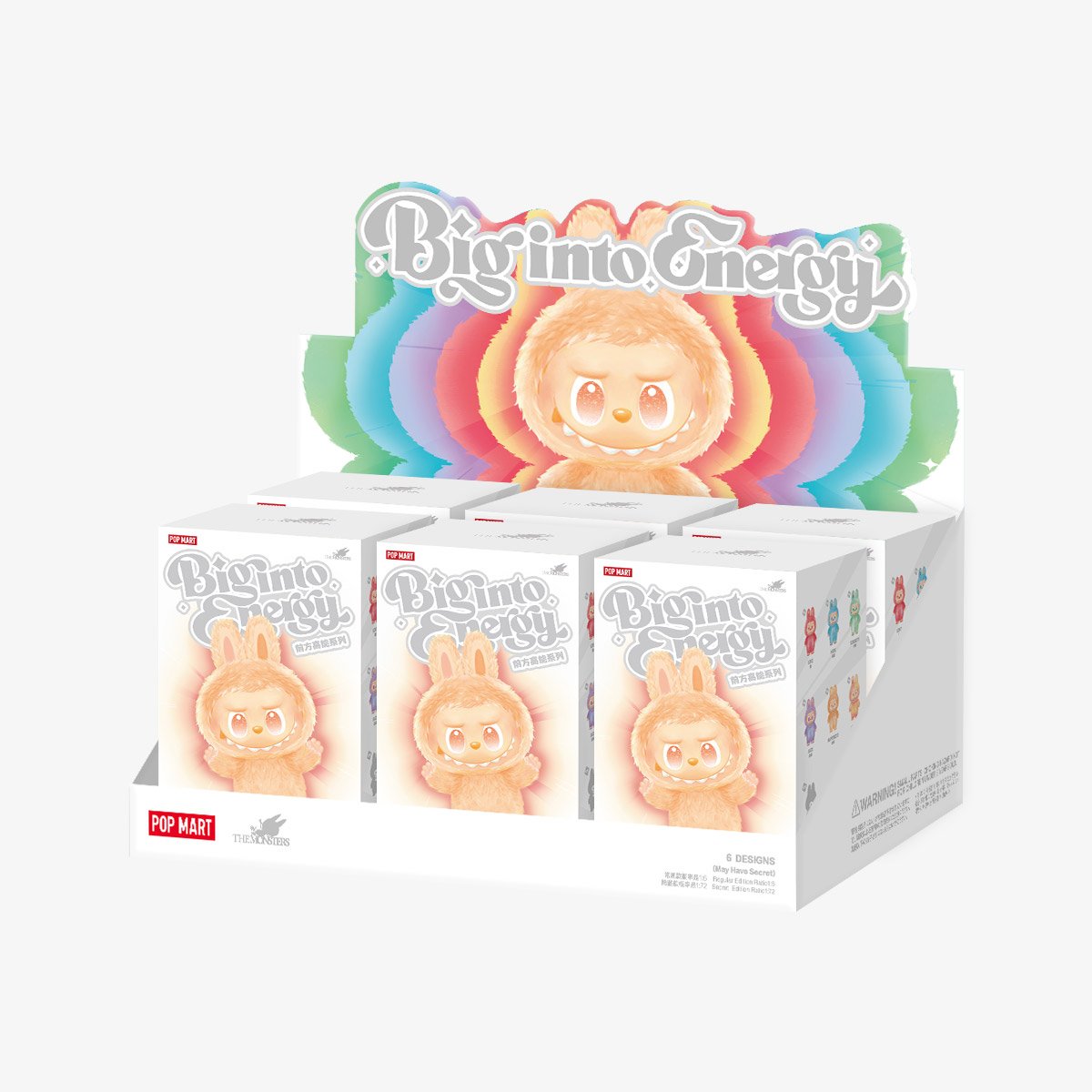 THE MONSTERS Big into Energy Series-Vinyl Plush Pendant Blind Box