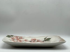 京焼・清水焼 土渕陶あん(陶あん窯) 桜長角皿 – SEIKADO