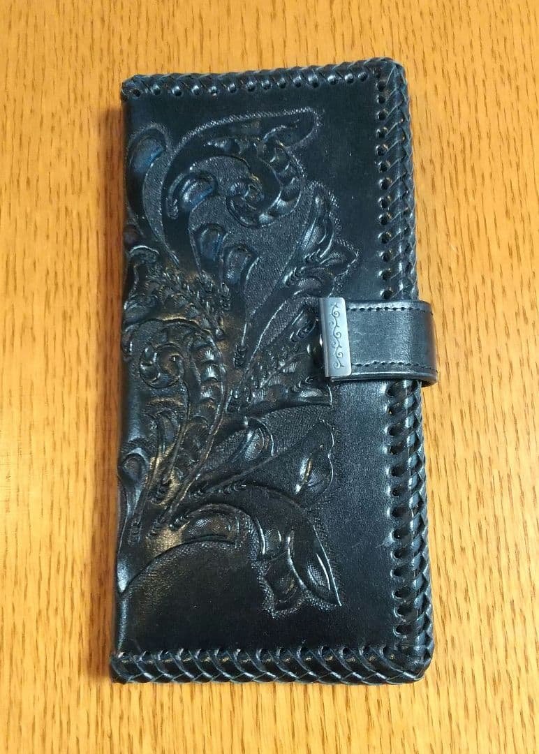 レザークラフト長財布(本革使用) カラー,,,ブラック sankyo shokai（三京商会） 長財布 メンズ ホースレザー 本革 日本製