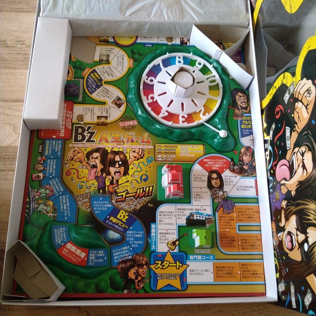 未使用】 人生ゲーム B'z エキシビジョン コラボグッズ ボードゲーム