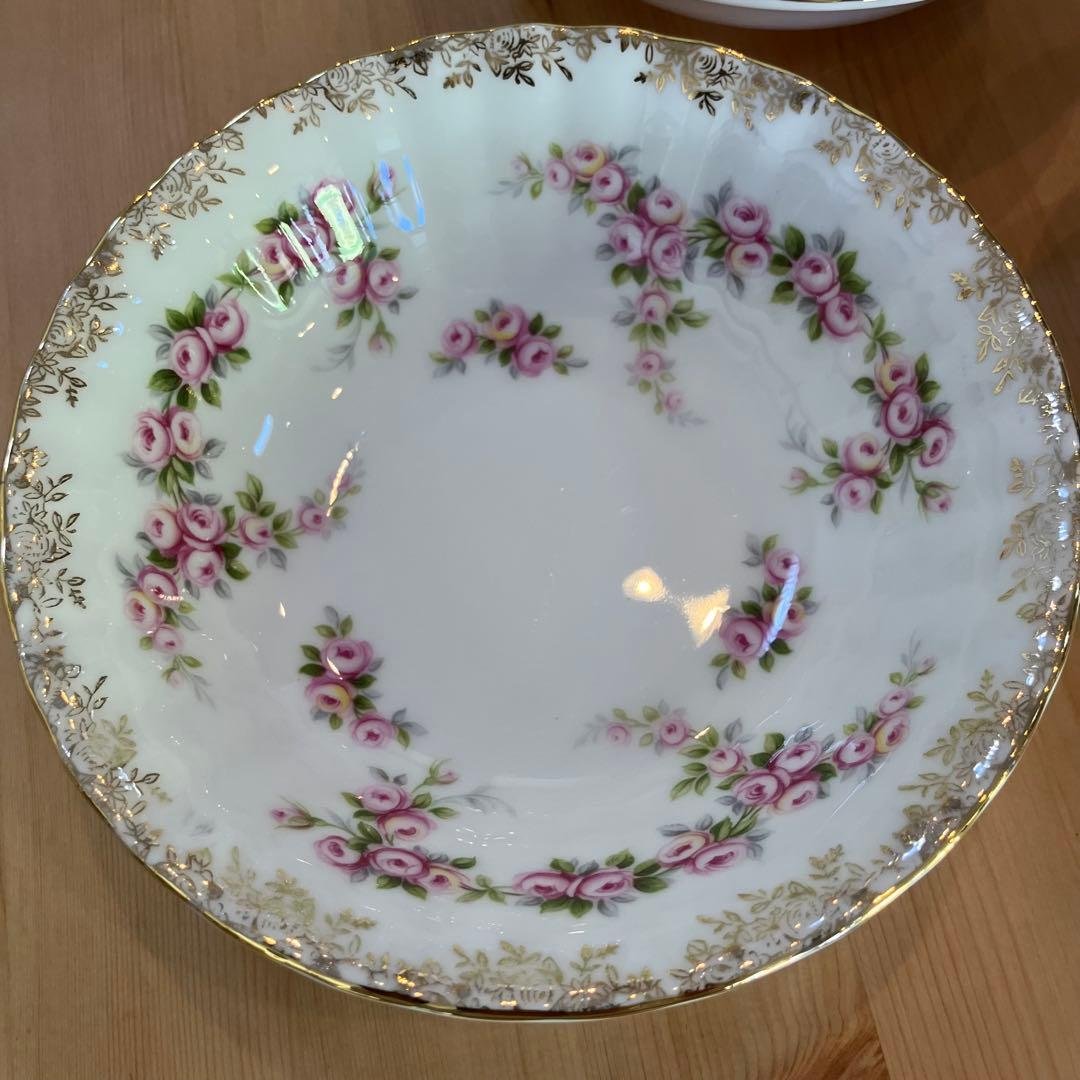 A2G20□ロイヤルアルバート DIMITY ROSE 小型深皿 3枚組 - メルカリ