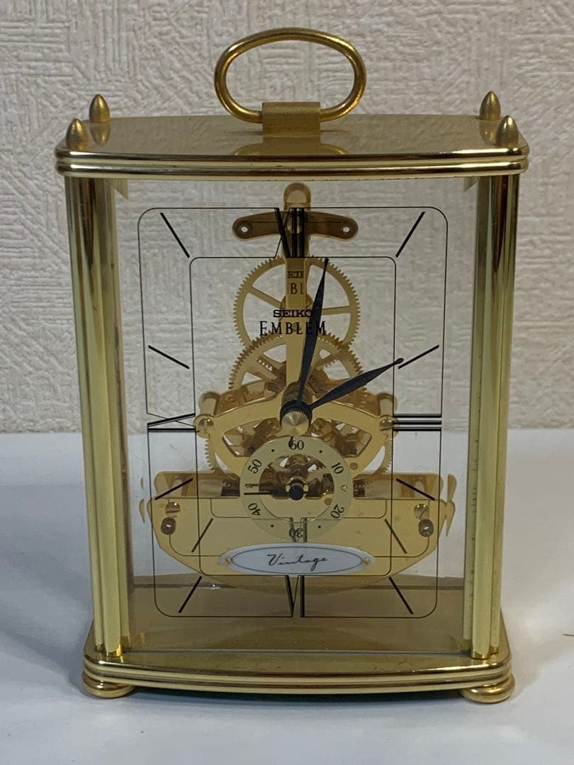 セイコー エムブレム HW482G QZ ヴィンテージ ゴールド 置時計 セイコー エンブレム 置時計」の人気商品一覧 | 安い商品を通販サイト