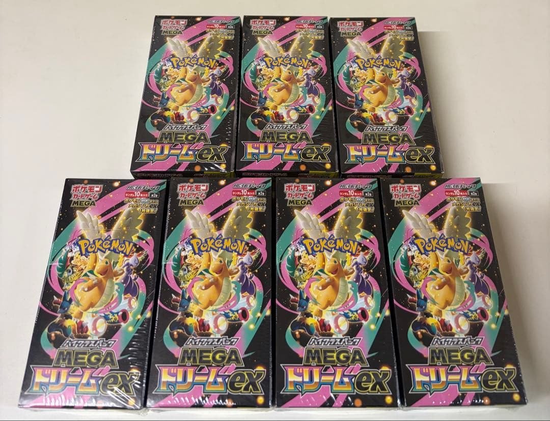 ポケモンカード　メガドリームex　シュリンク付　7box メガドリームex シュリンク付き 1BOX - メルカリ