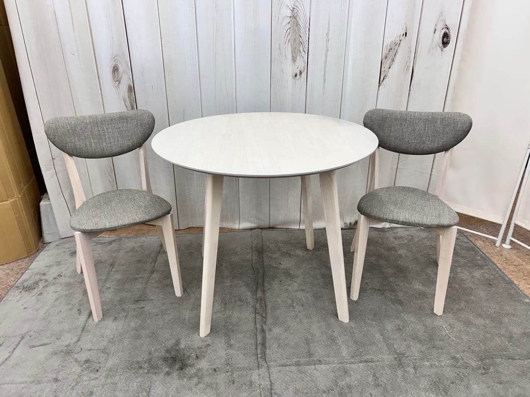 北欧風2人掛けダイニングテーブルセット（テーブル・チェアセット） ダイニングテーブルセット 食卓 2人掛け イームズ テーブル チェア