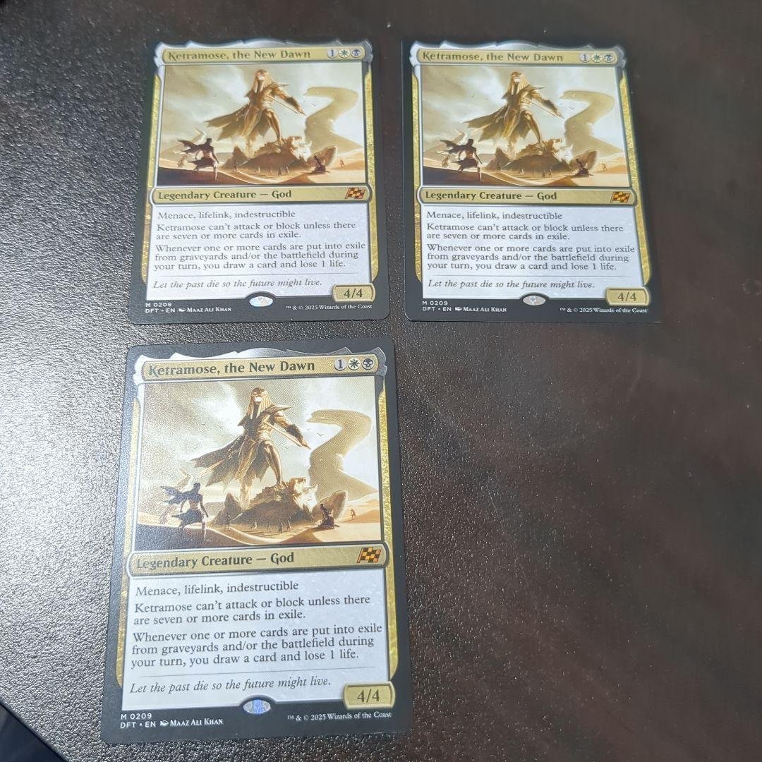 MTG　DFT　新たな夜明け、ケトラモーズ3枚セット　英語版 最安値】MTG DFT 新たな夜明け、ケトラモーズ 英語版 4枚 新たな夜明け