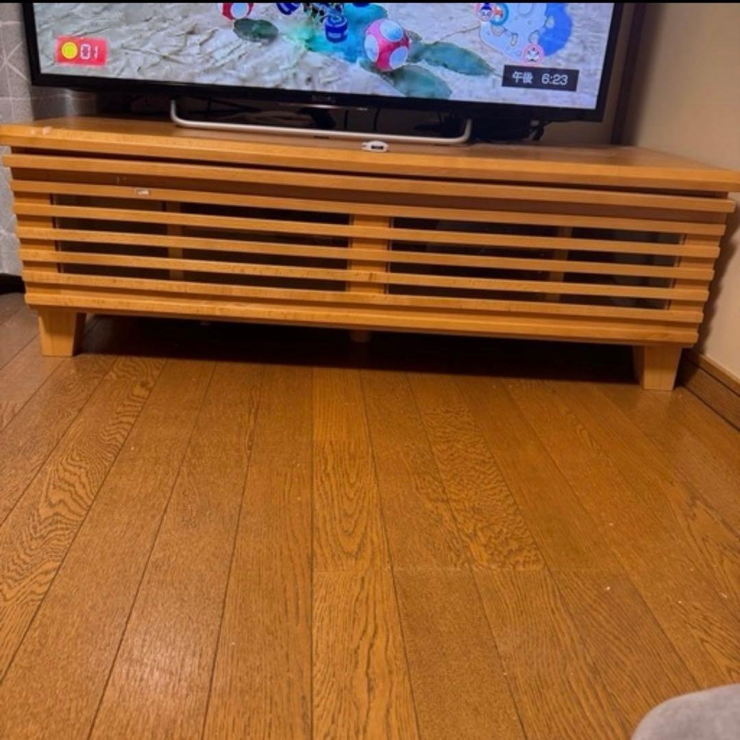 テレビボード　大川家具 搬入設置込】 大川家具 テレビボード 幅210cm ガラス扉 完成品 木目調