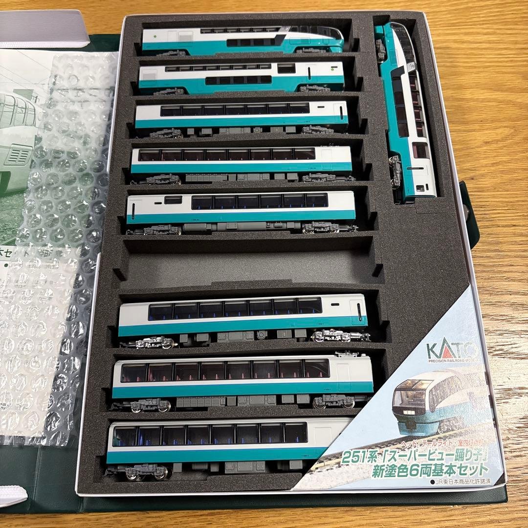 KATO 10-474 251系　スーパービュー踊り子　新塗装　9両セット Amazon | KATO Nゲージ 251系 スーパービュー踊り子新塗色 基本 6両