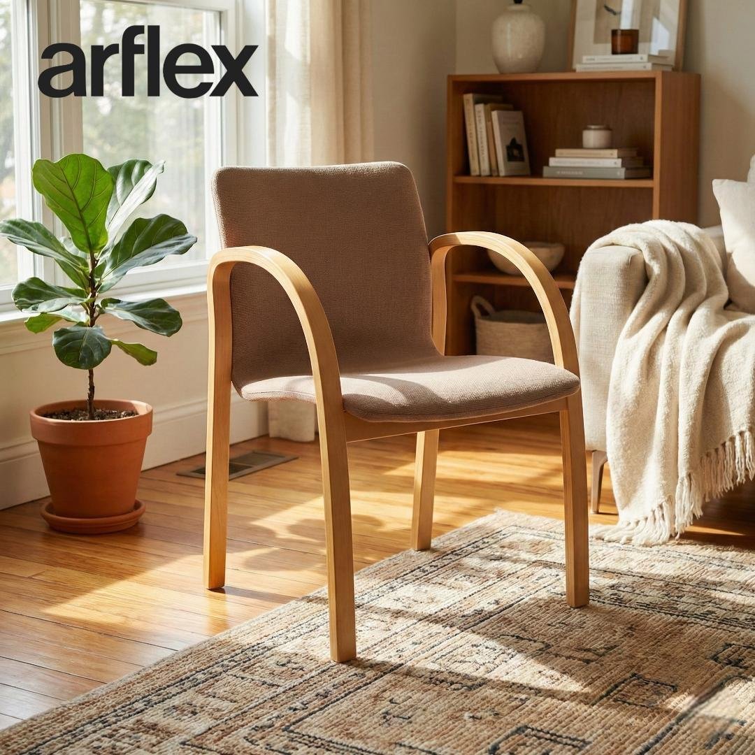 【名作】arflex アルフレックス PFK ダイニングチェア モダン 椅子① 名作】arflex アルフレックス PFK ダイニングチェア モダン 椅子①