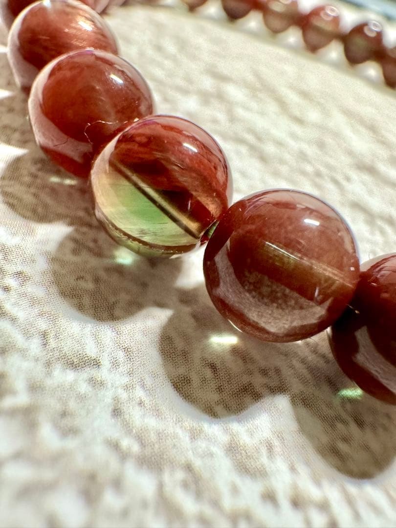 ① アンデシン　カラーチェンジ　7mm　天然石　ブレスレット 1点物】AA+厳選☆カラーチェンジ アンデシン 7mm ブレスレット _U8978