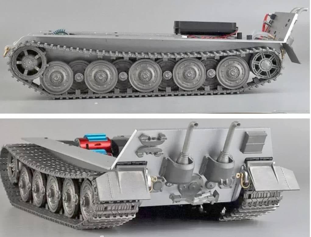 ヘンロン 1/16スケール ティーガーⅡラジコン 全金属シャーシ完成品