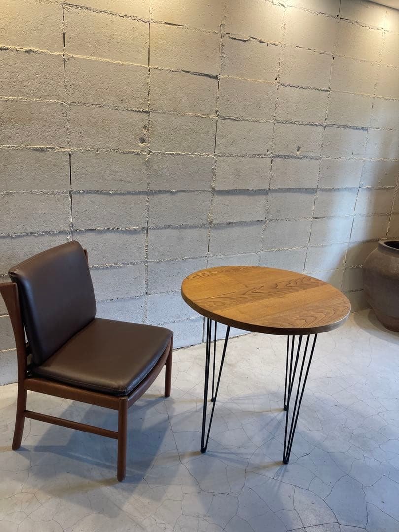 日田工芸　アームレスチェア　ダイニングチェア　ジャパンビンテージ　チーク無垢材 日田工芸 ダイニングチェア アームレス ジャパンヴィンテージ チーク材