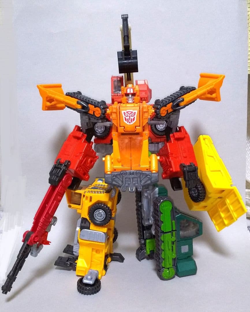 トランスフォーマー　カーロボット　c-022　ビルドキング TF カーロボット C-022 ビルドキング2/2 鋼鉄大王 ボーイ ハリケーン