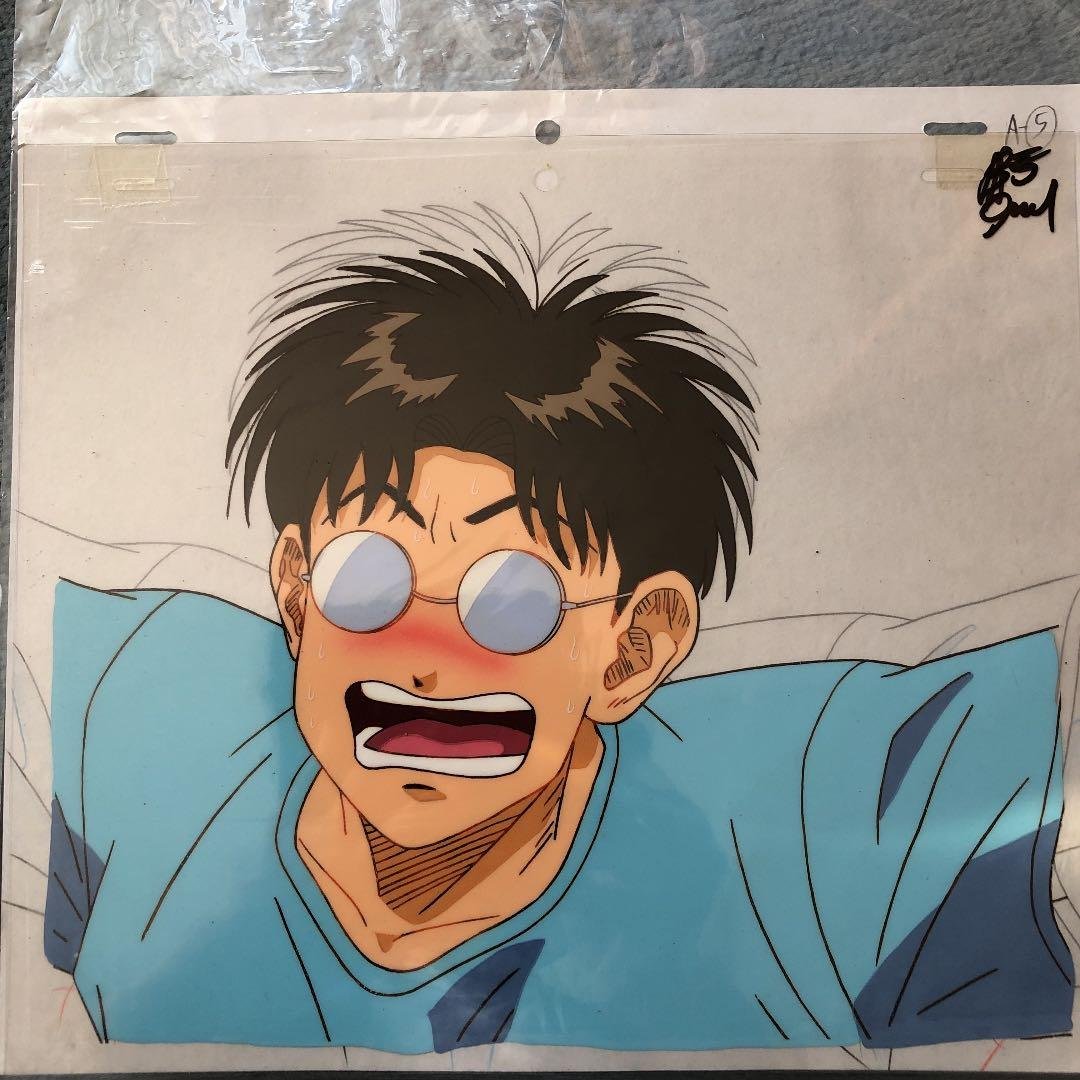 スラムダンク　セル画　メガネくん メガネくんで悪いか。右へスクロールしてください。 #thefirstslamdunk