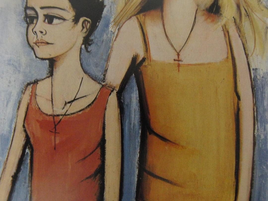 ベルナール・ビュッフェ,「Daniele et Virginie」、人気作品 - メルカリ