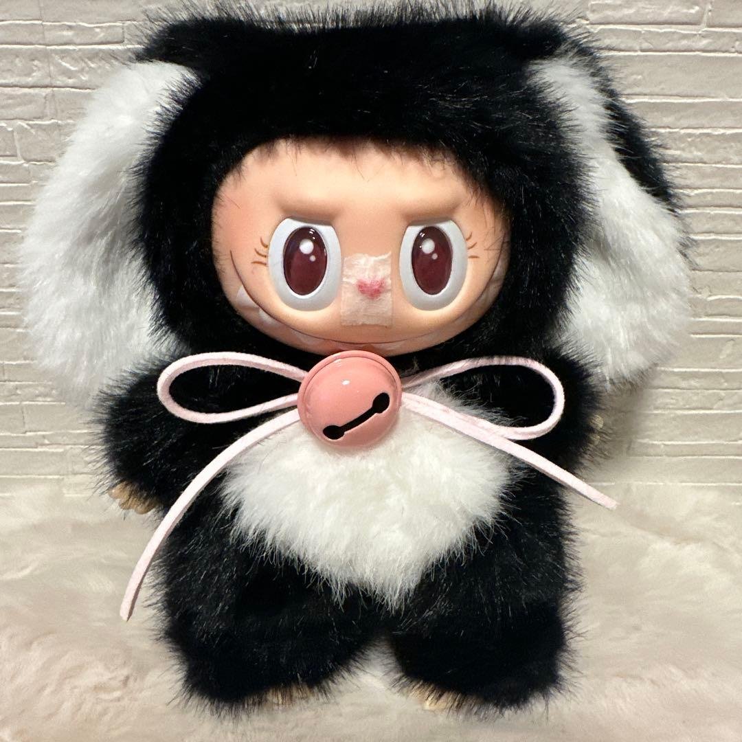 ラブブ 黒白うさぎ耳 海外ぬいぐるみ - メルカリ