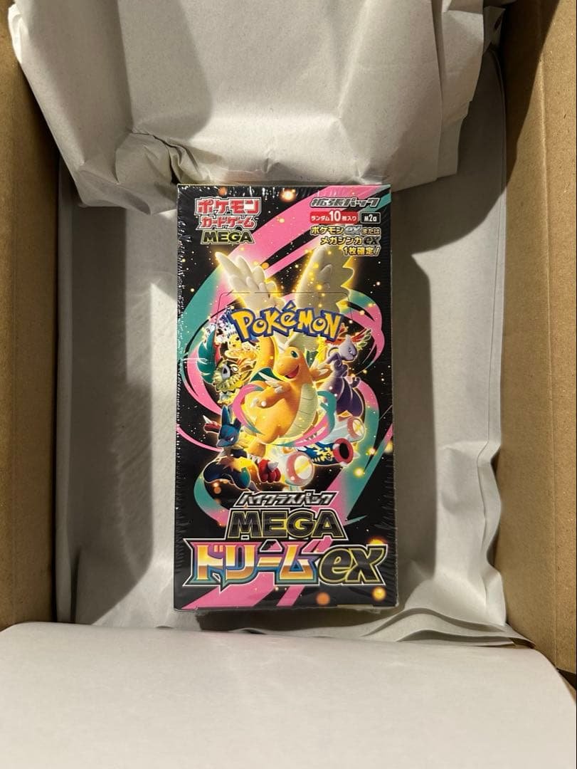 シュリンク付 MEGA ハイクラスパック MEGAドリームex ポケセン産 ポケモンカードゲーム MEGA ドリームex MEGA ハイクラスパック BOX