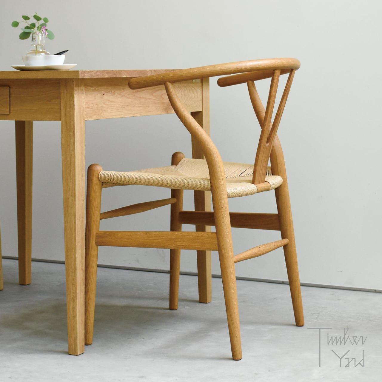 即納可】CH24（Yチェア） / オーク材 オイル仕上げ / SH45cm / CARL