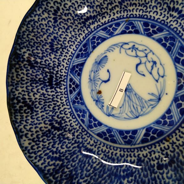 微塵唐草 松竹梅 膾皿 明治 型紙印判 紙摺 日常使い 暮らしの骨董 生活