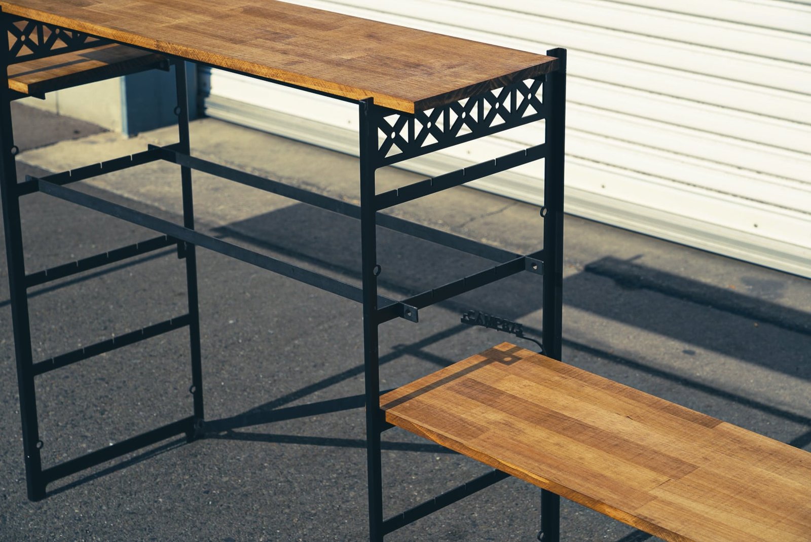 マルチアイアンラック【tunagu】X 棚板3段 | camp873 web store