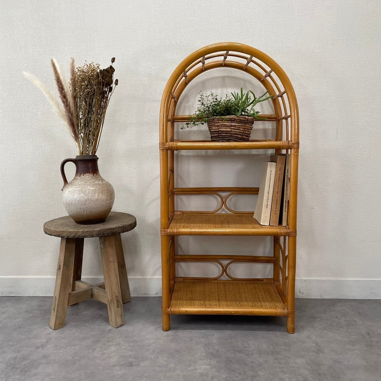 色合い素敵なヴィンテージラタンラック | meguri