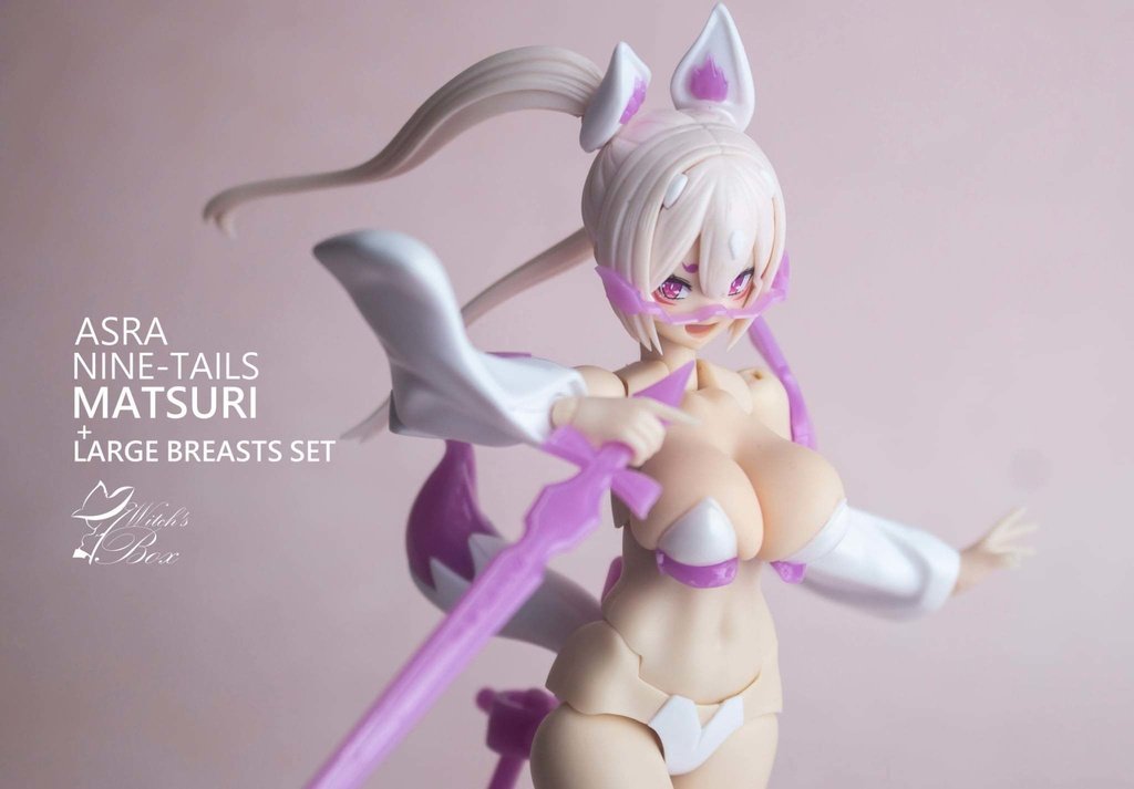 メガミデバイス_朱羅 九尾 祭/玉藻ノ前 宴_爆乳キット_ノーマルVer