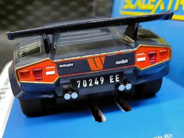 Scalextric 1/32 ｽﾛｯﾄｶｰ C4411◇ Lamborghini Countach - Blue & Gold