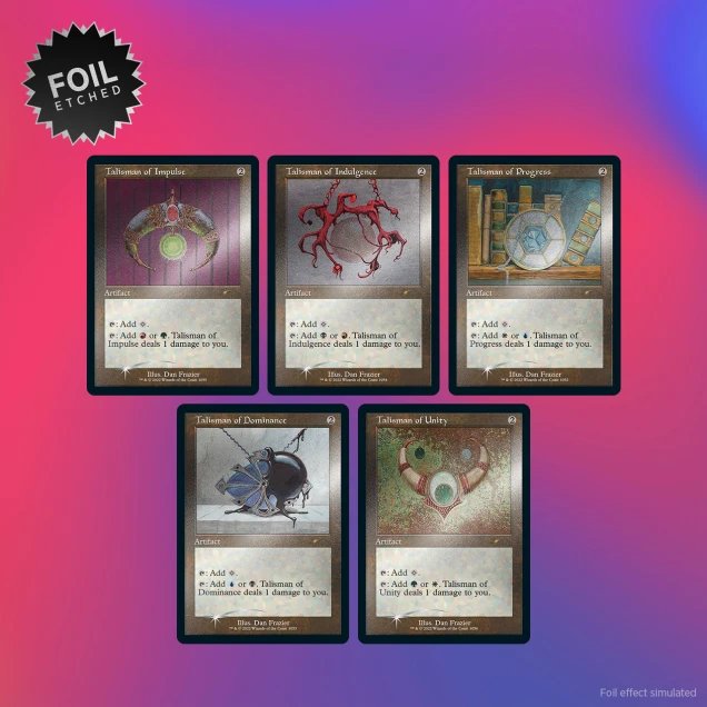 Dan Frazier Is Back Again: The Allied Talismans Foil Etched