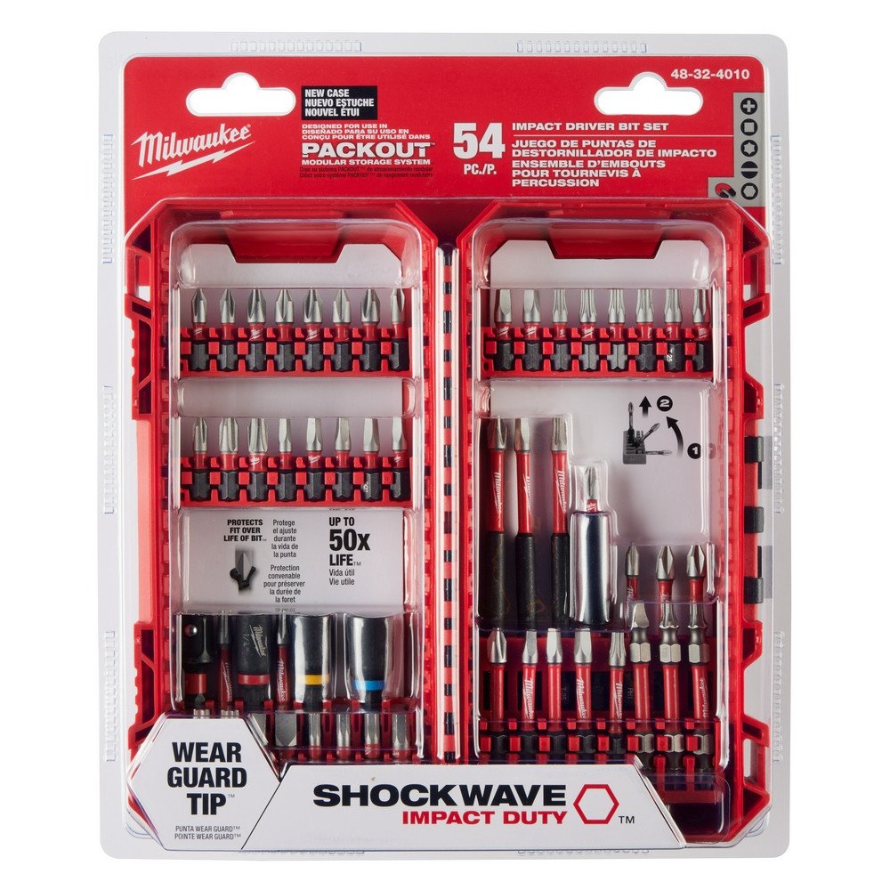 Milwaukee 54PC IMPACT SET SHOCKWAVE