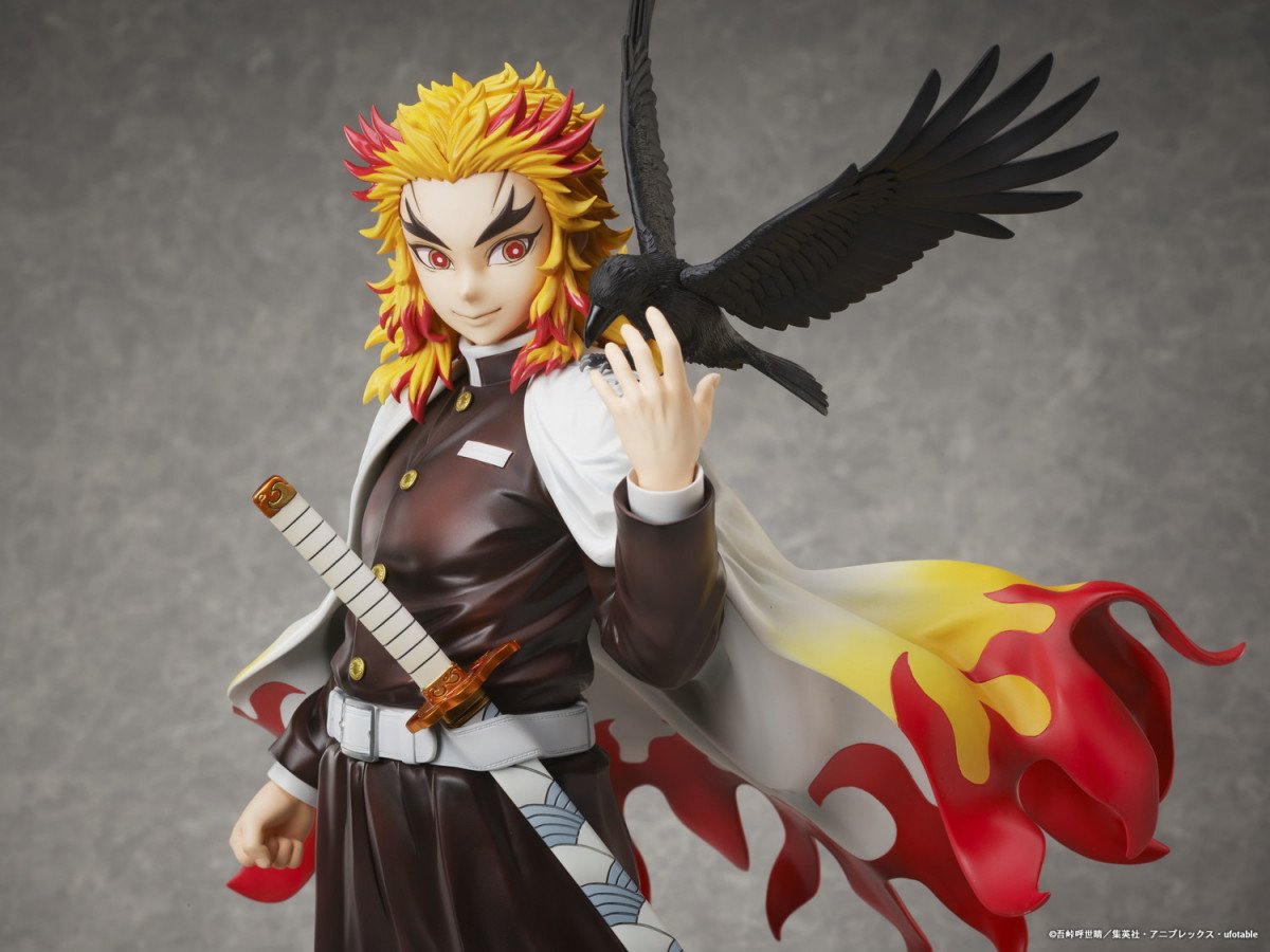鬼滅の刃』煉獄の1／4フィギュア発売決定 無限列車編のイラスト立体化