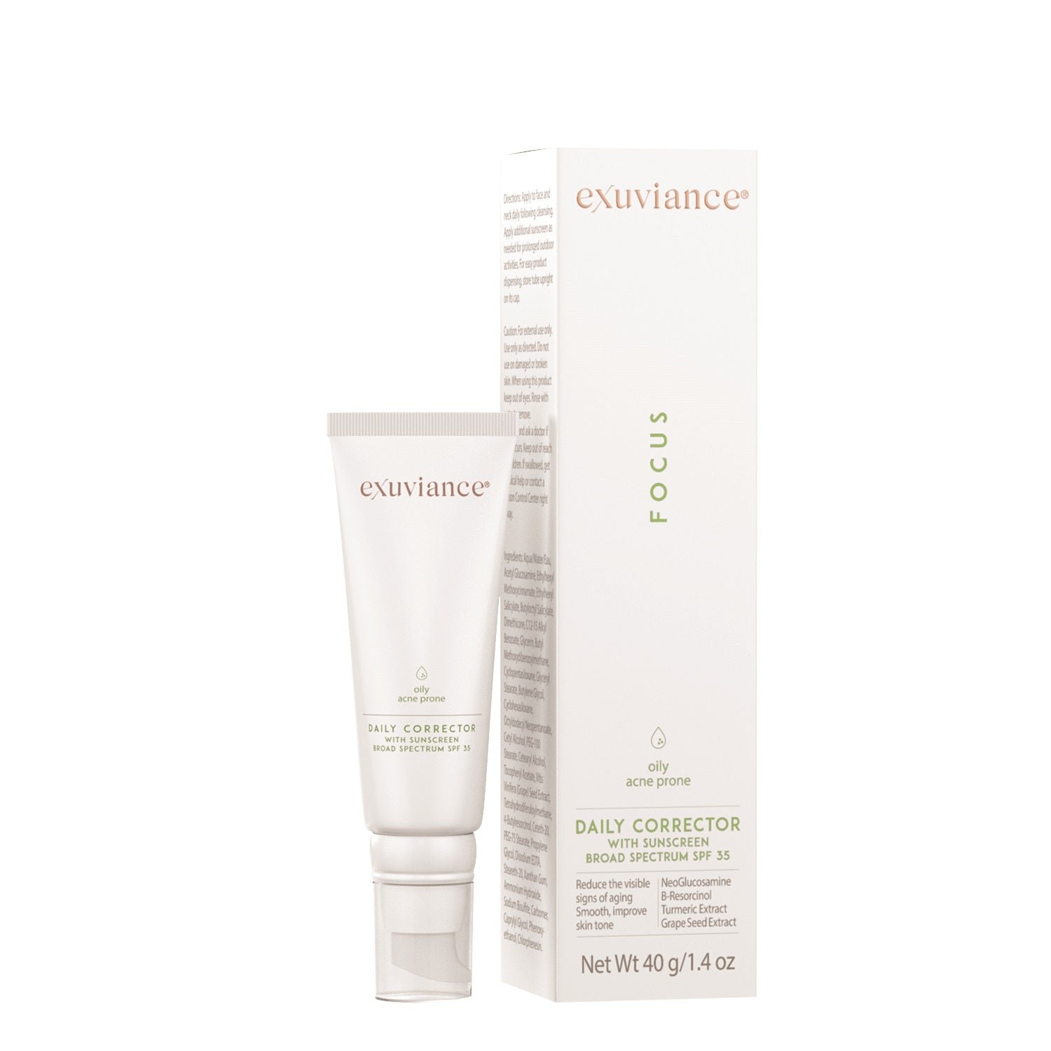 Daily Corrector with Sunscreen Broad Spectrum SPF 35, 40g – Exuviance®